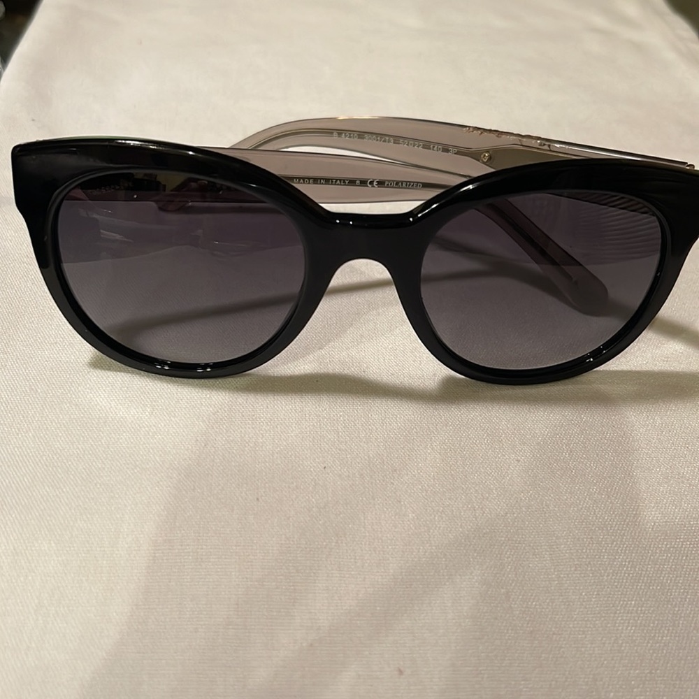 BURBERRY POLARIZED 4210 3001/T3 52 22 140 Women’s black full rim frame, gray Len - Picture 2 of 8